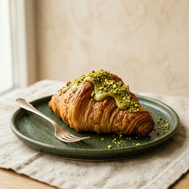 Antep Fıstıklı Kruvasan